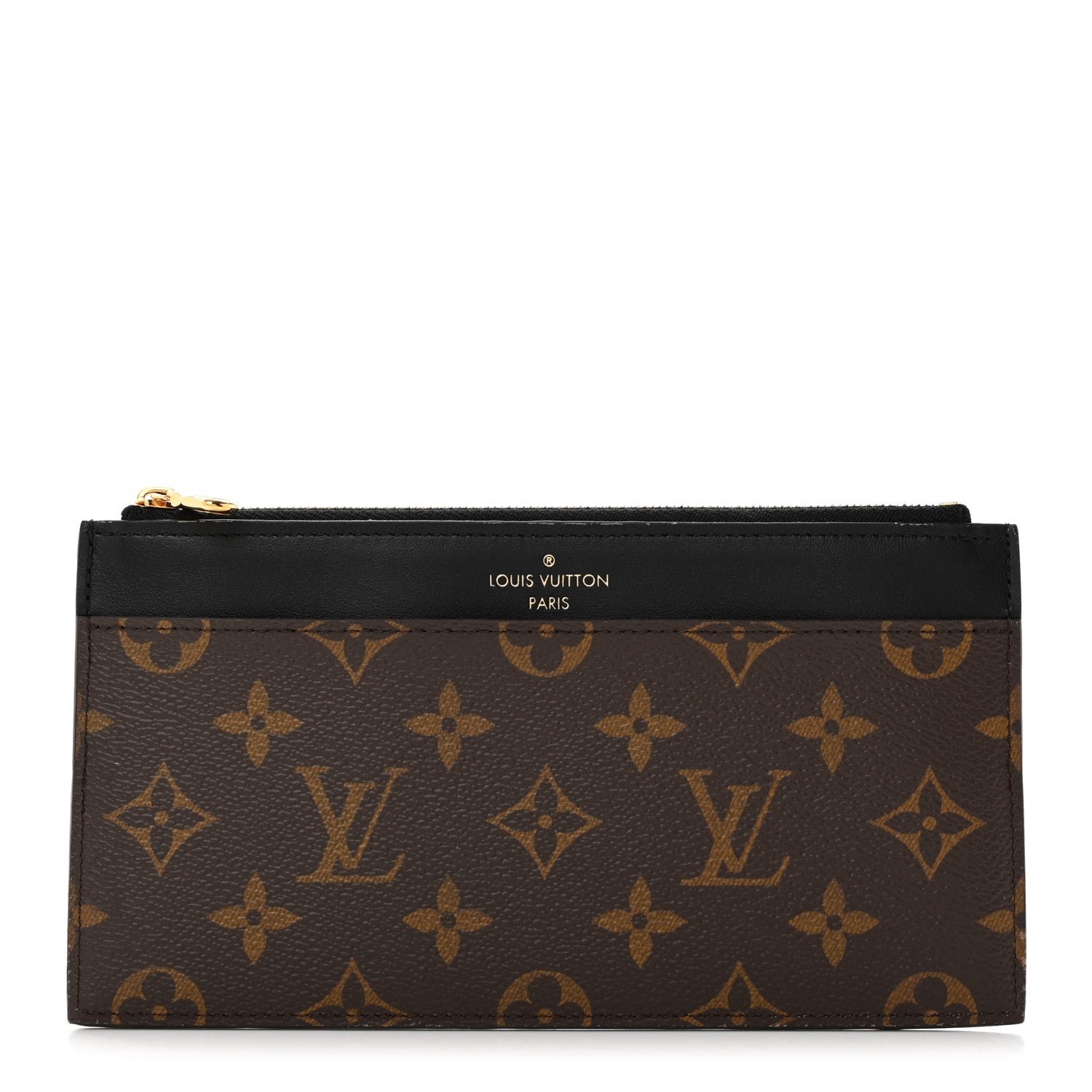 Louis Vuitton Monogram Slim Purse Black