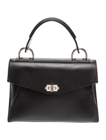 Leather Top Handle Bag