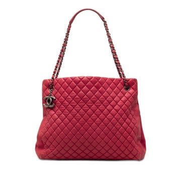 Large Quilted Iridescent Calfskin New Bubble Tote