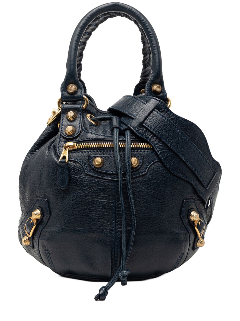 2015 Mini Lambskin Motocross Giant 12 Pompon Bag satchel