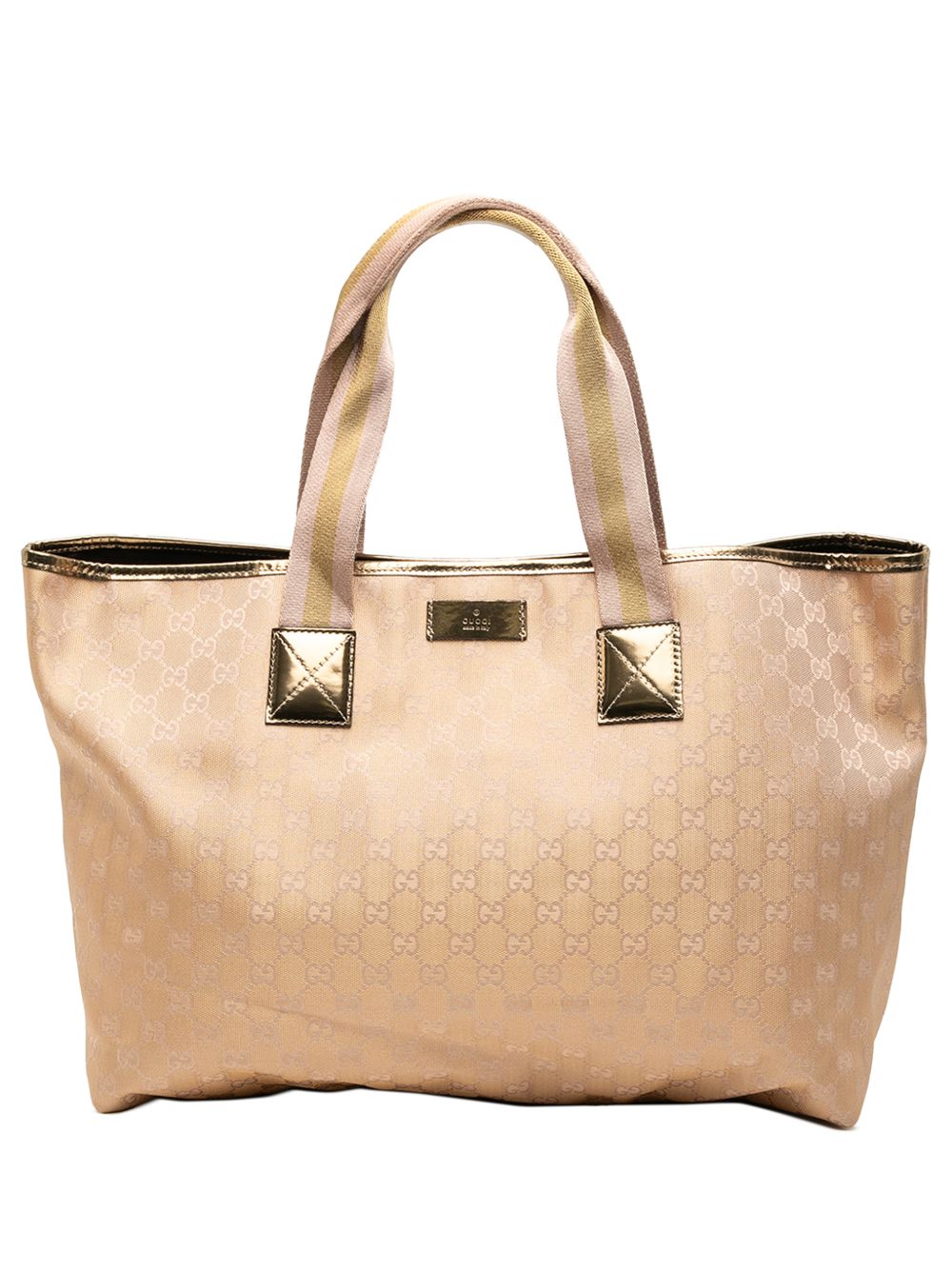 2000-2015 GG Canvas Web tote bag
