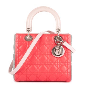 Leather Medium Lady Dior Zip
