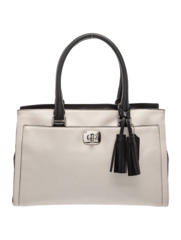 Leather Top Handle Bag
