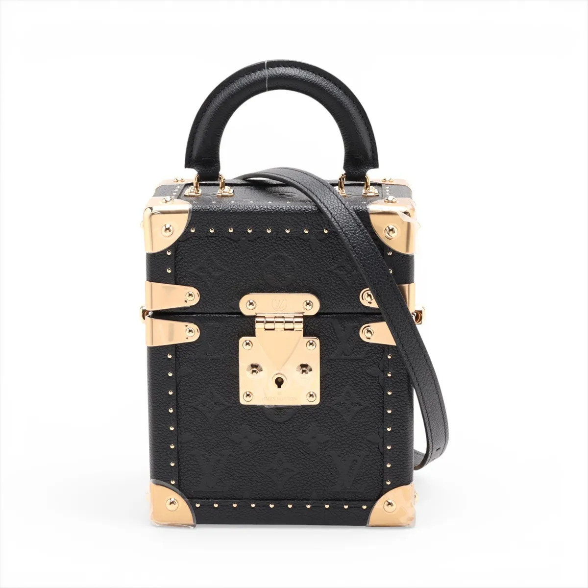 Louis Vuitton Monogram Empreinte camera box M11131 Black There was an RFID respo