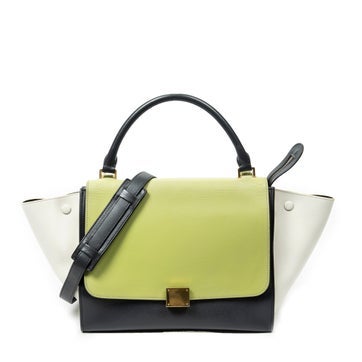 Leather Medium Tricolor Trapeze