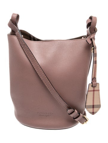 Burberry Haymarket Check Bucket Bag