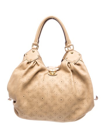 LV Monogram Mahina Hobo L Vintage