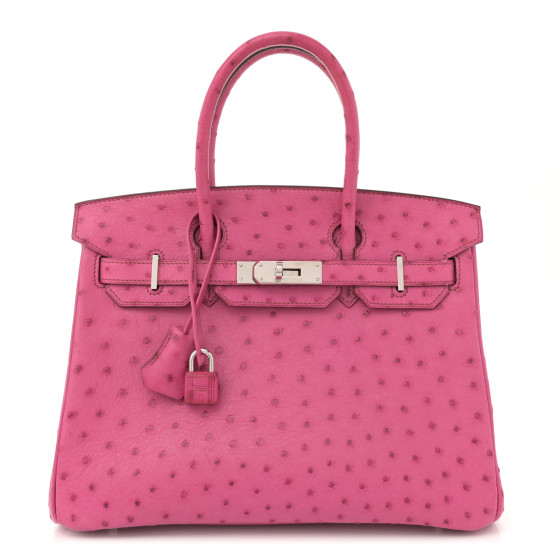 Hermes Ostrich Birkin 30 Fuchsia