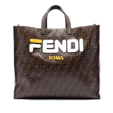 Fila Zucca Coated Canvas Logo Mania Shopper Tote