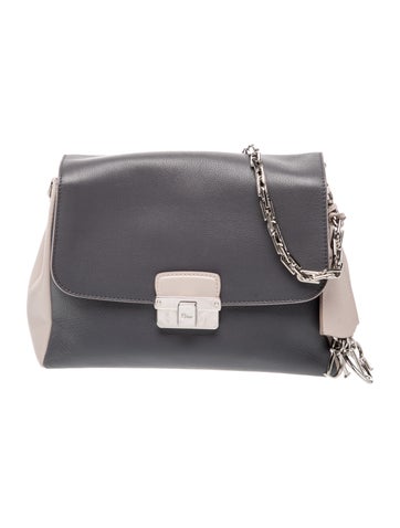 Leather Diorling Shoulder Bag