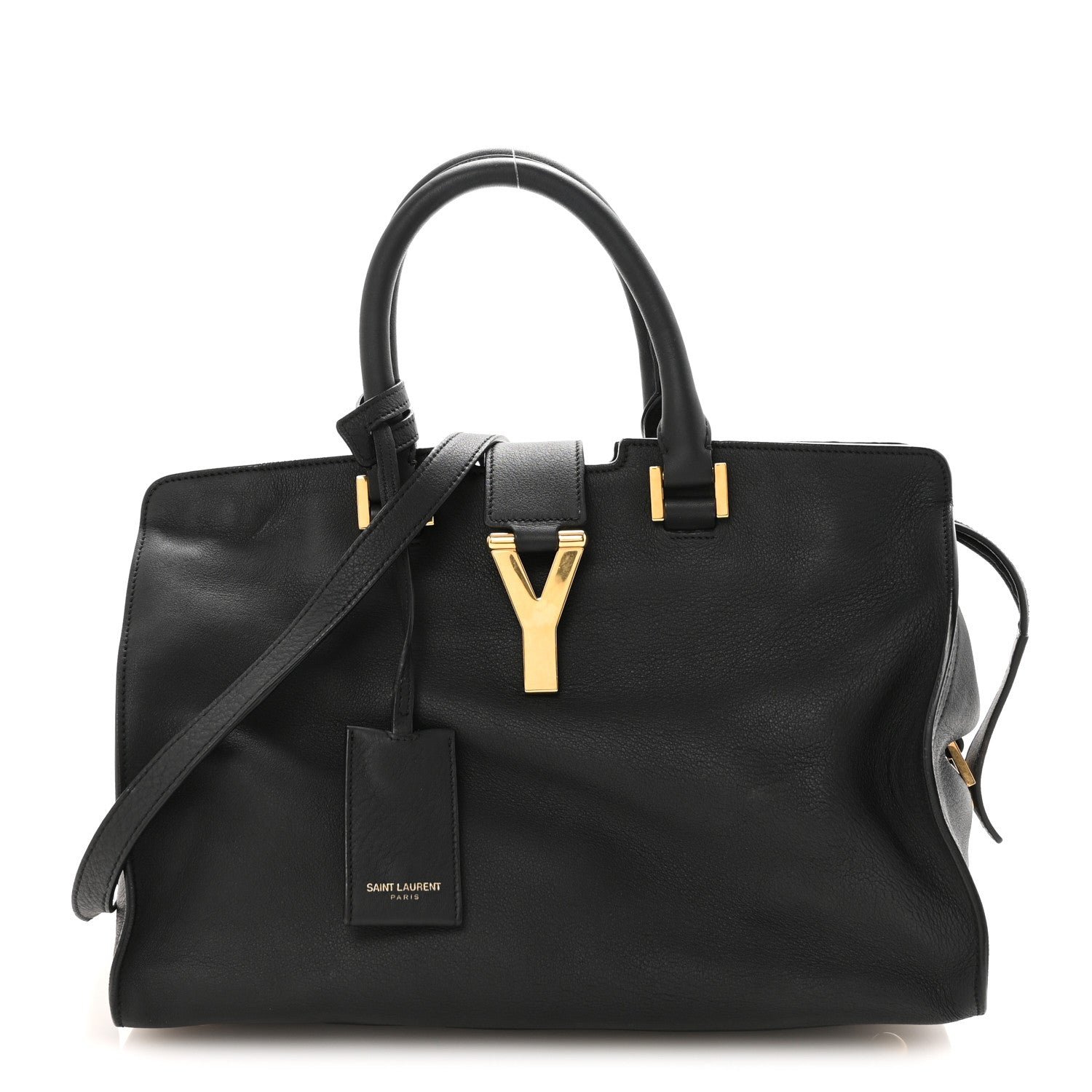 Saint Laurent Calfskin Small Classic Y Cabas Black