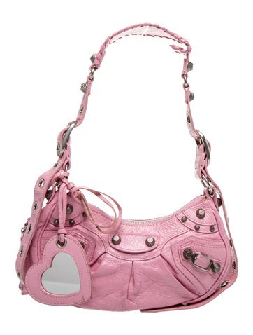 Leather Le Cagole Shoulder Bag XS