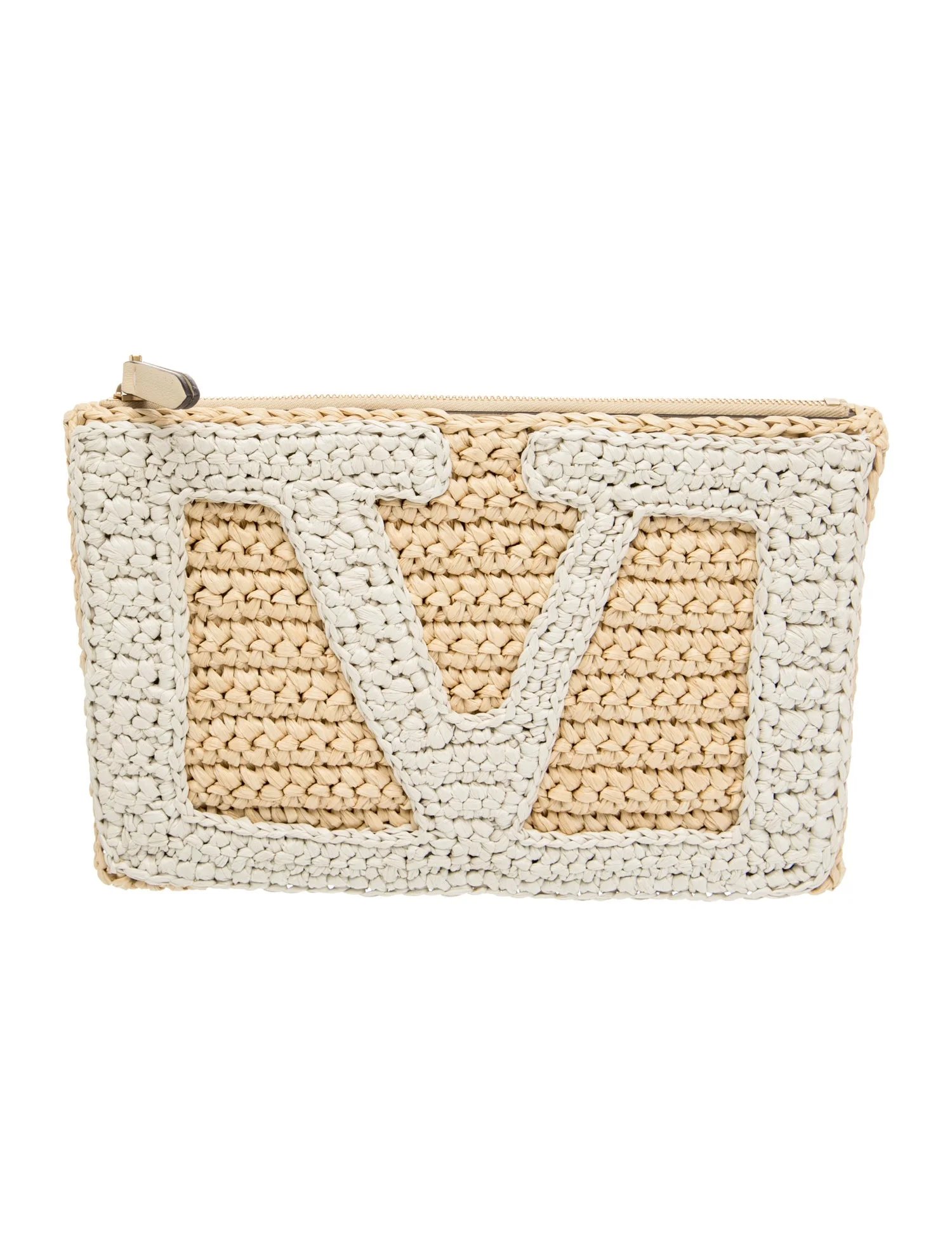Raffia Clutch