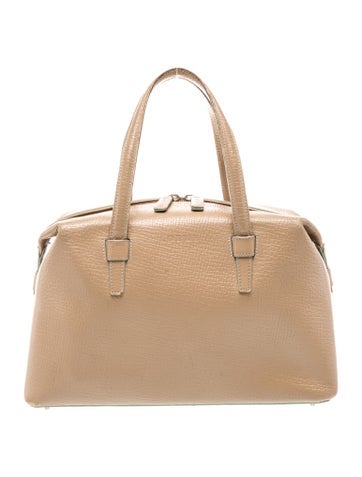 Leather Top Handle Bag Vintage