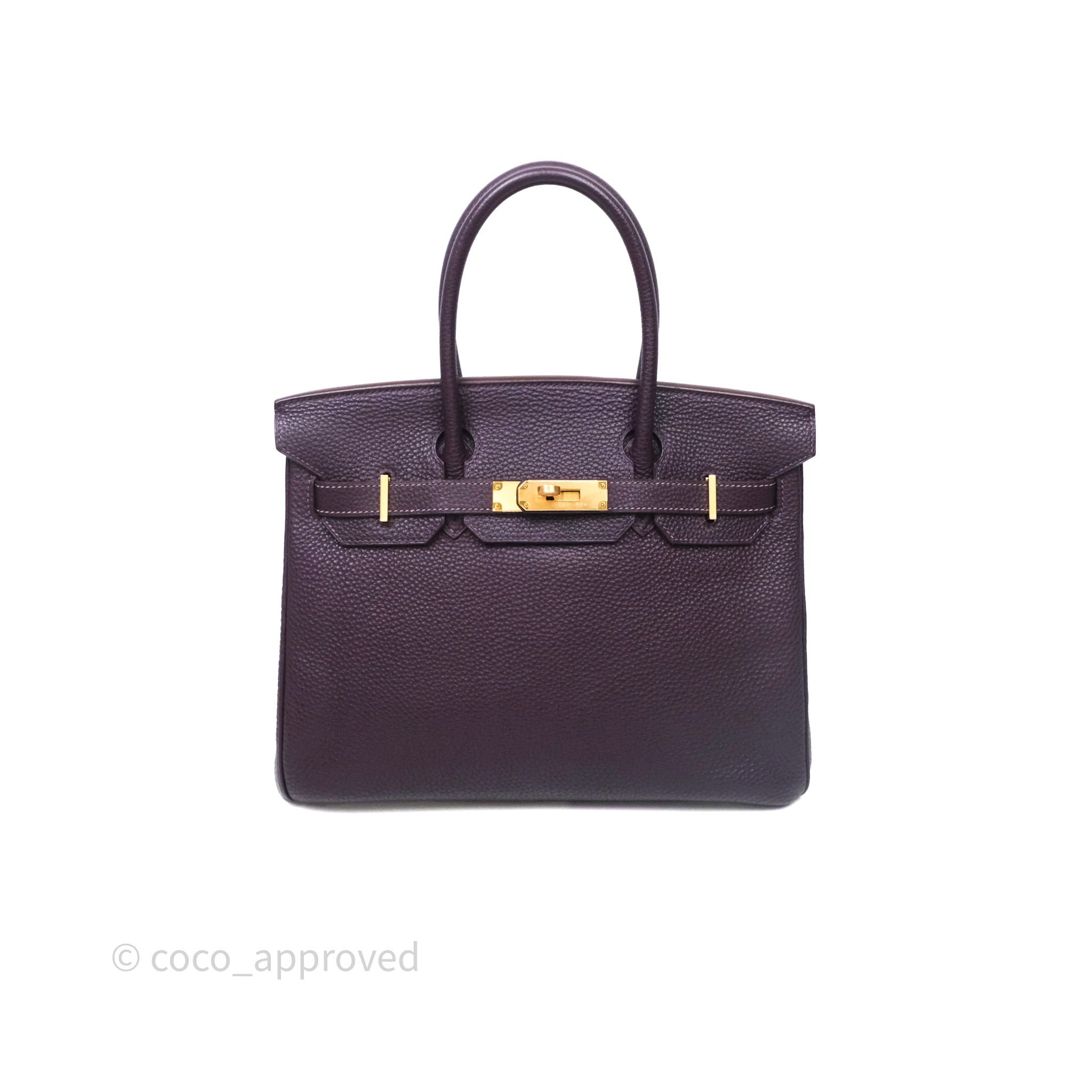 Hermès Birkin 30 Purple Togo Gold Hardware