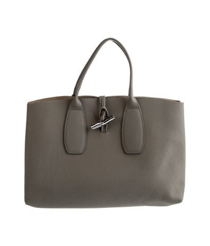 Longchamp Leather Top Handle Bag