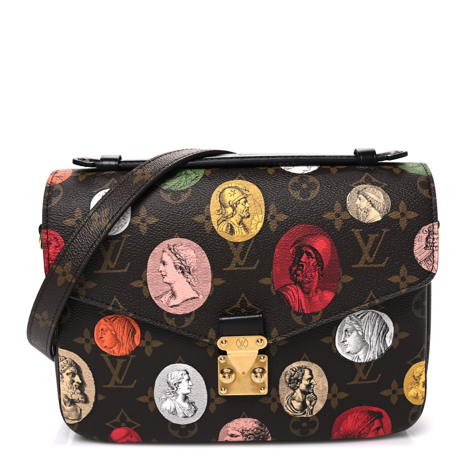 Louis Vuitton x FORNASETTI Monogram Cameo Pochette Metis