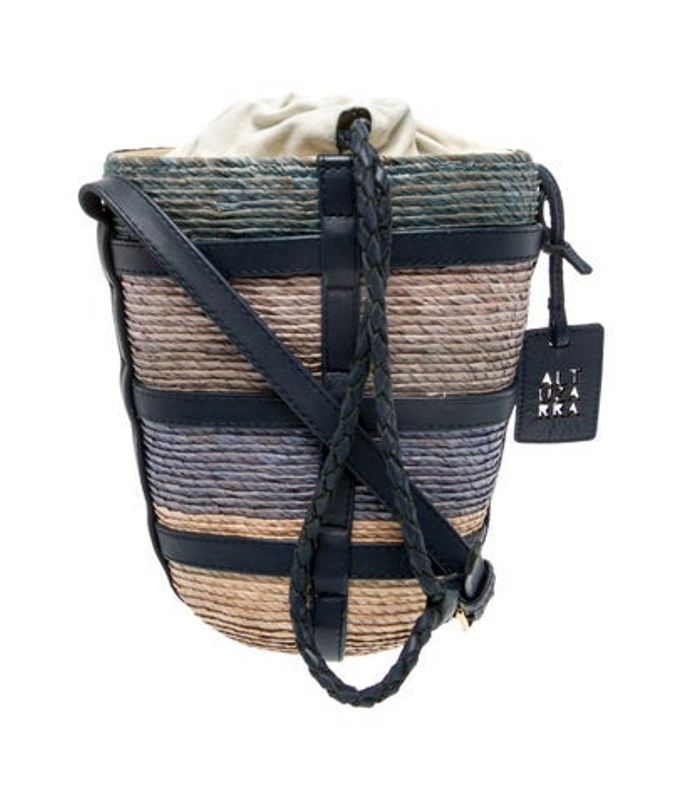 Altuzarra Raffia Bucket Bag