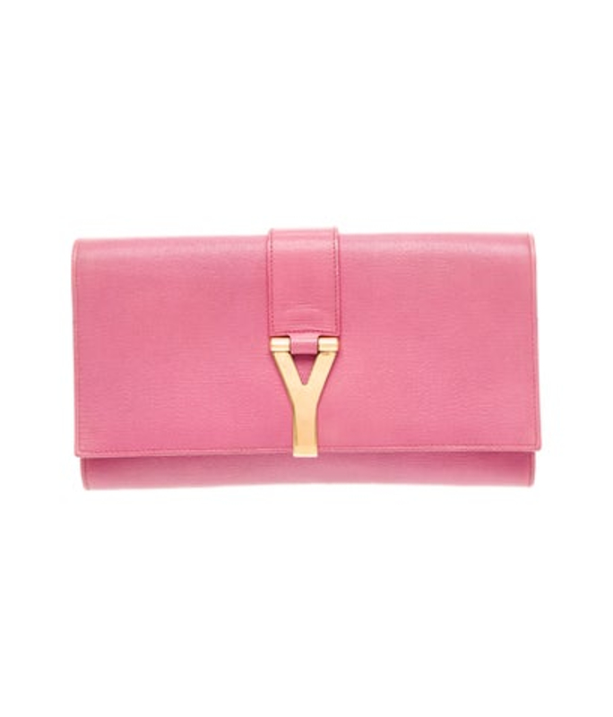 Saint Laurent Saint Laurent Leather Clutch