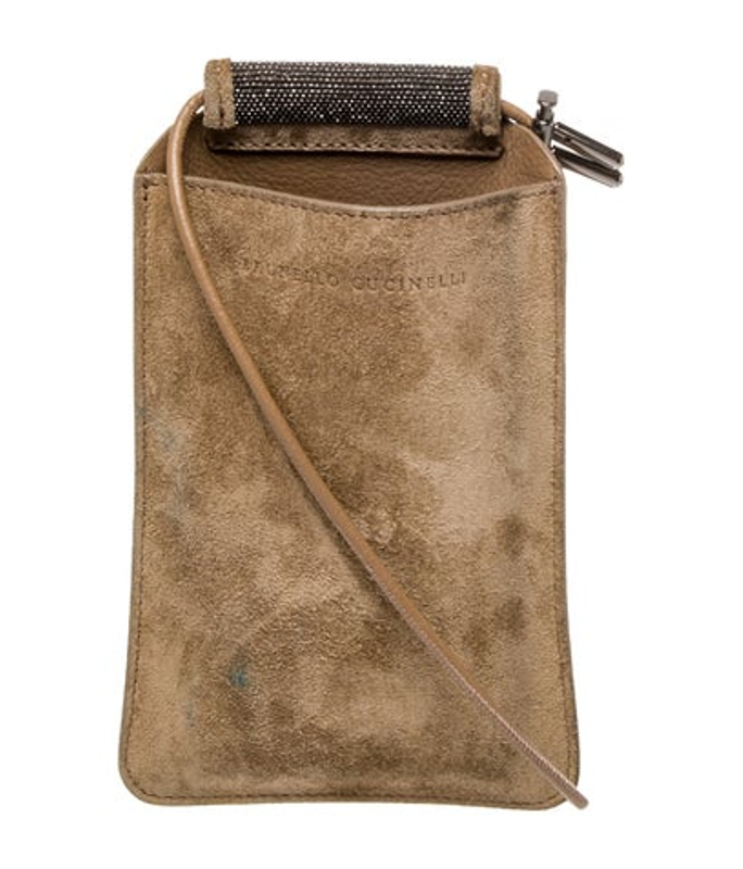 Brunello Cucinelli Cucinelli Suede Crossbody Bag