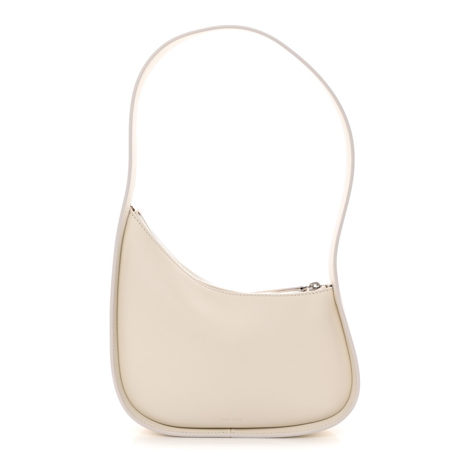 The Row The Row Smooth Calfskin Half Moon Shoulder Bag New Ivory