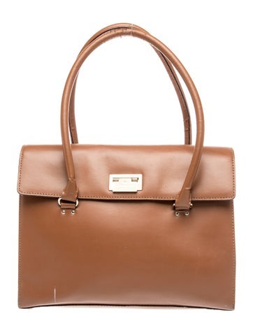 Leather Top Handle Bag