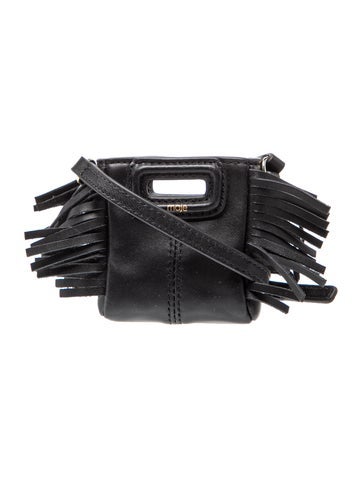 Maje Leather Crossbody Bag