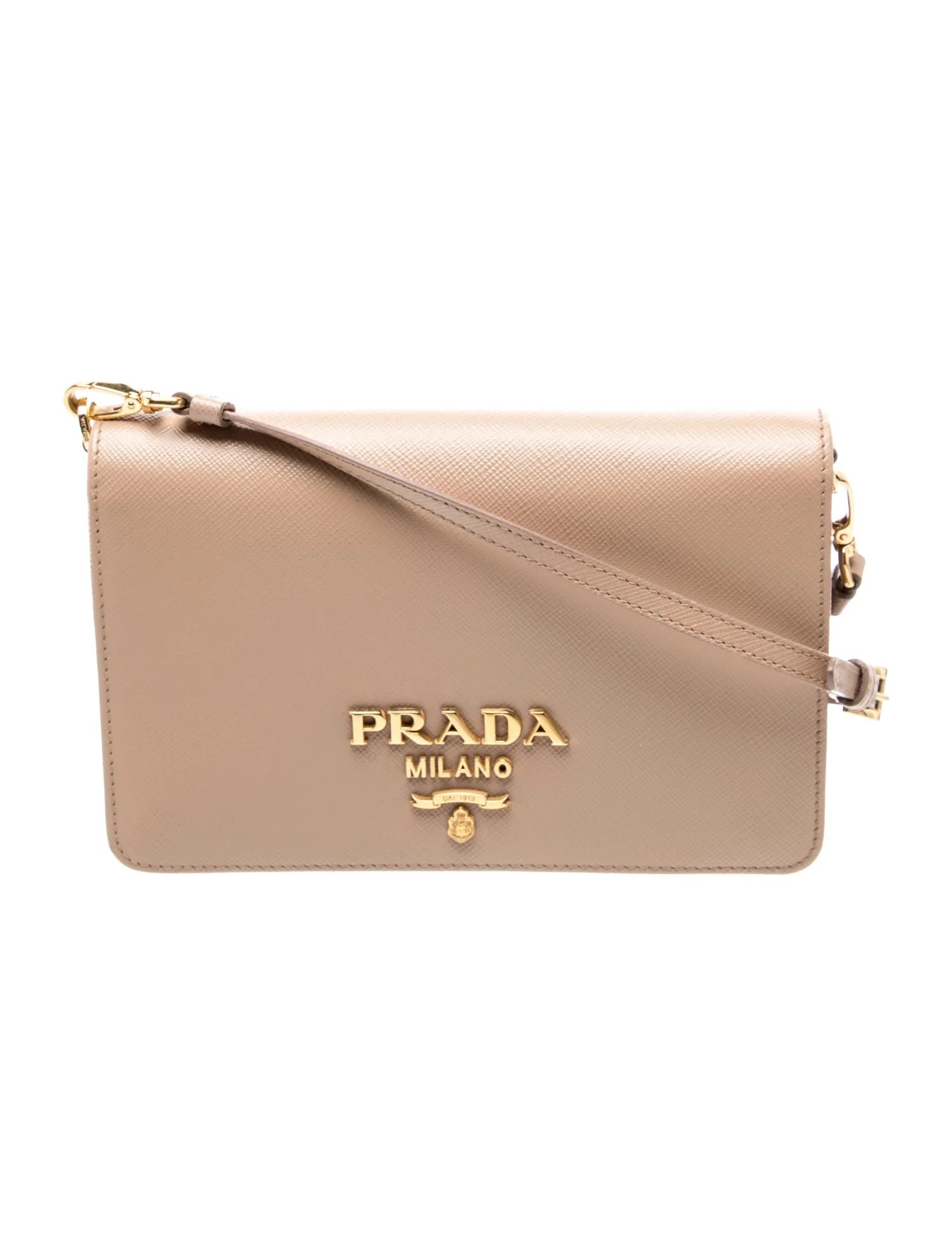 Saffiano Lux Leather Crossbody Bag