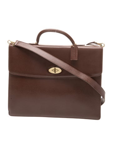 Leather Top Handle Bag