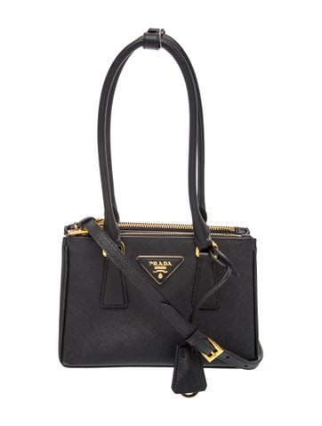 Enameled Metal Triangle Galleria Double Zip Mini