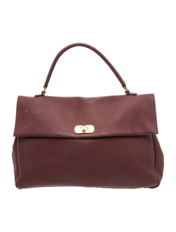 Marni Leather Top Handle Bag