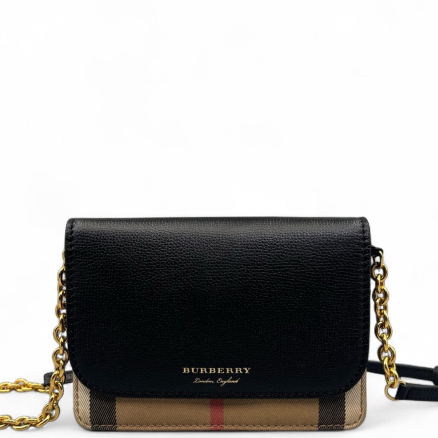 Burberry Calfskin Wallet On Chain