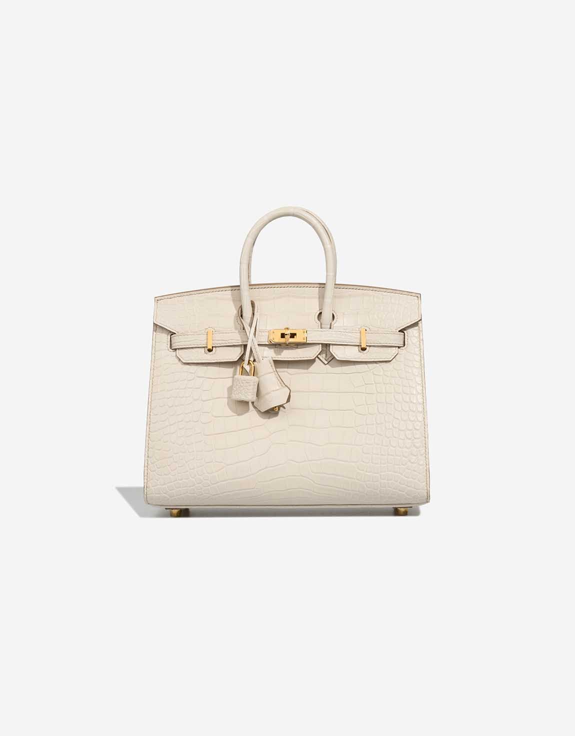 Hermes 
		Birkin 25 Alligator Béton    