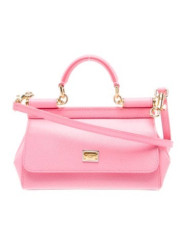 Dolce & Gabbana Leather Sicily Phone Bag Mini