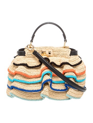 Raffia Peekaboo Bag Mini 2026