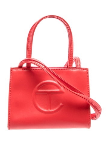 Telfar Vegan Leather Top Handle Bag Small
