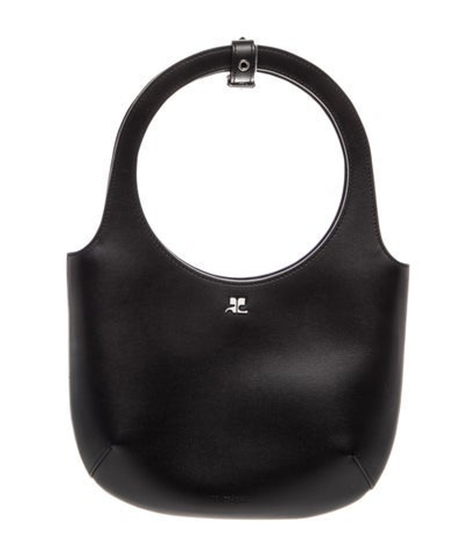 Courreges Leather Top Handle Bag