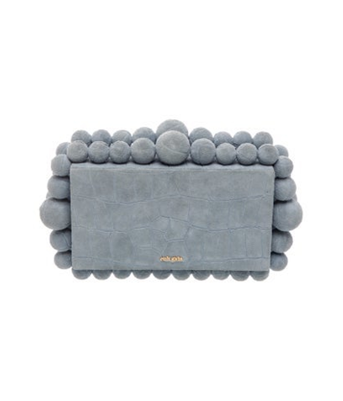 Cult Gaia Gaia Suede Clutch W Tags