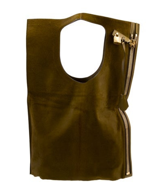 Tom Ford Ford Calf Hair Shoulder Bag