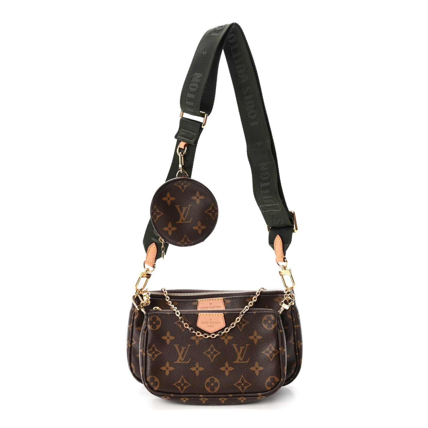 Louis Vuitton Monogram Multi Pochette Accessories Kaki