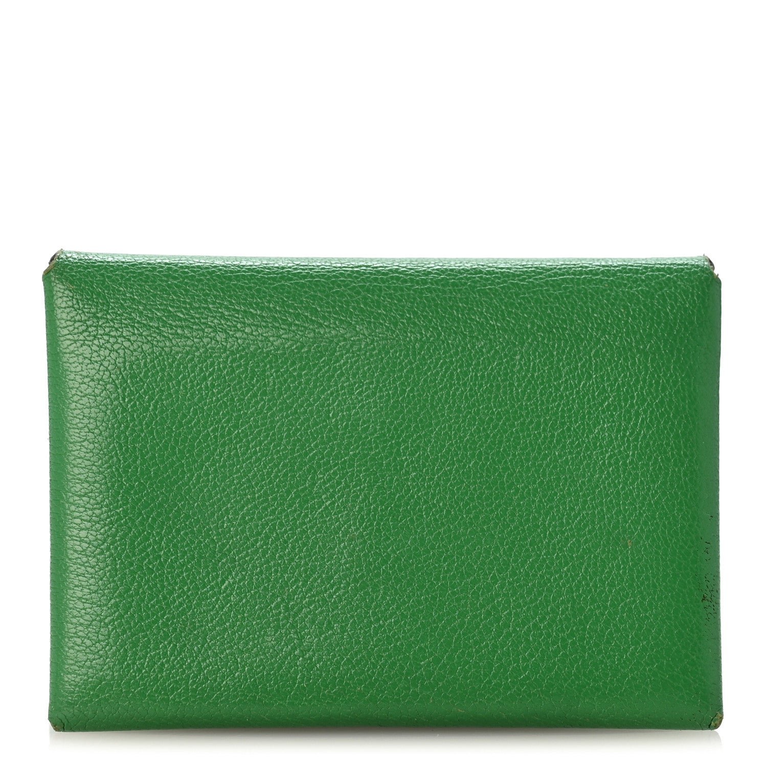 Hermes Chevre Mysore Calvi Duo Card Case Bambou