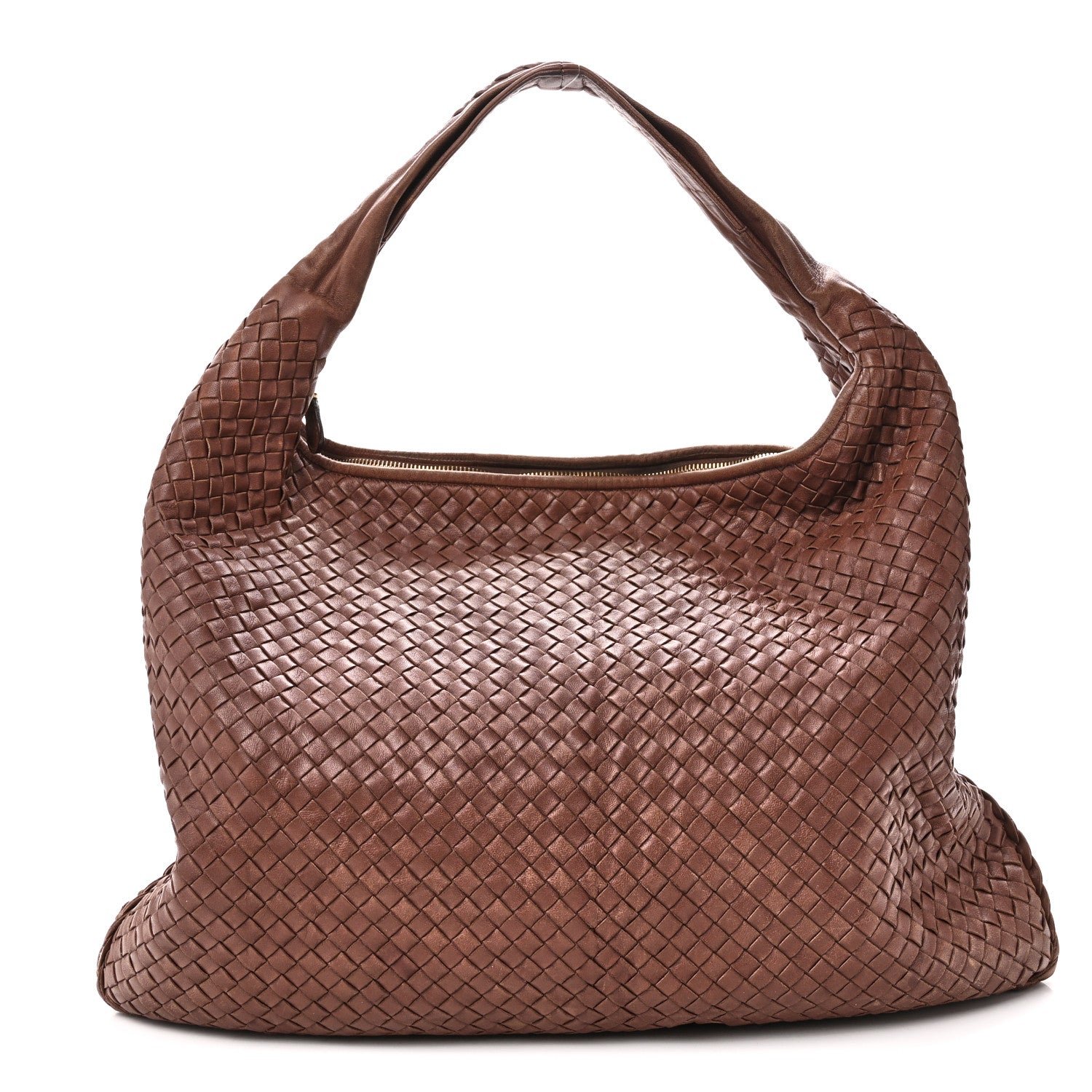 Bottega Veneta Nappa Intrecciato Maxi Veneta Hobo Truffle