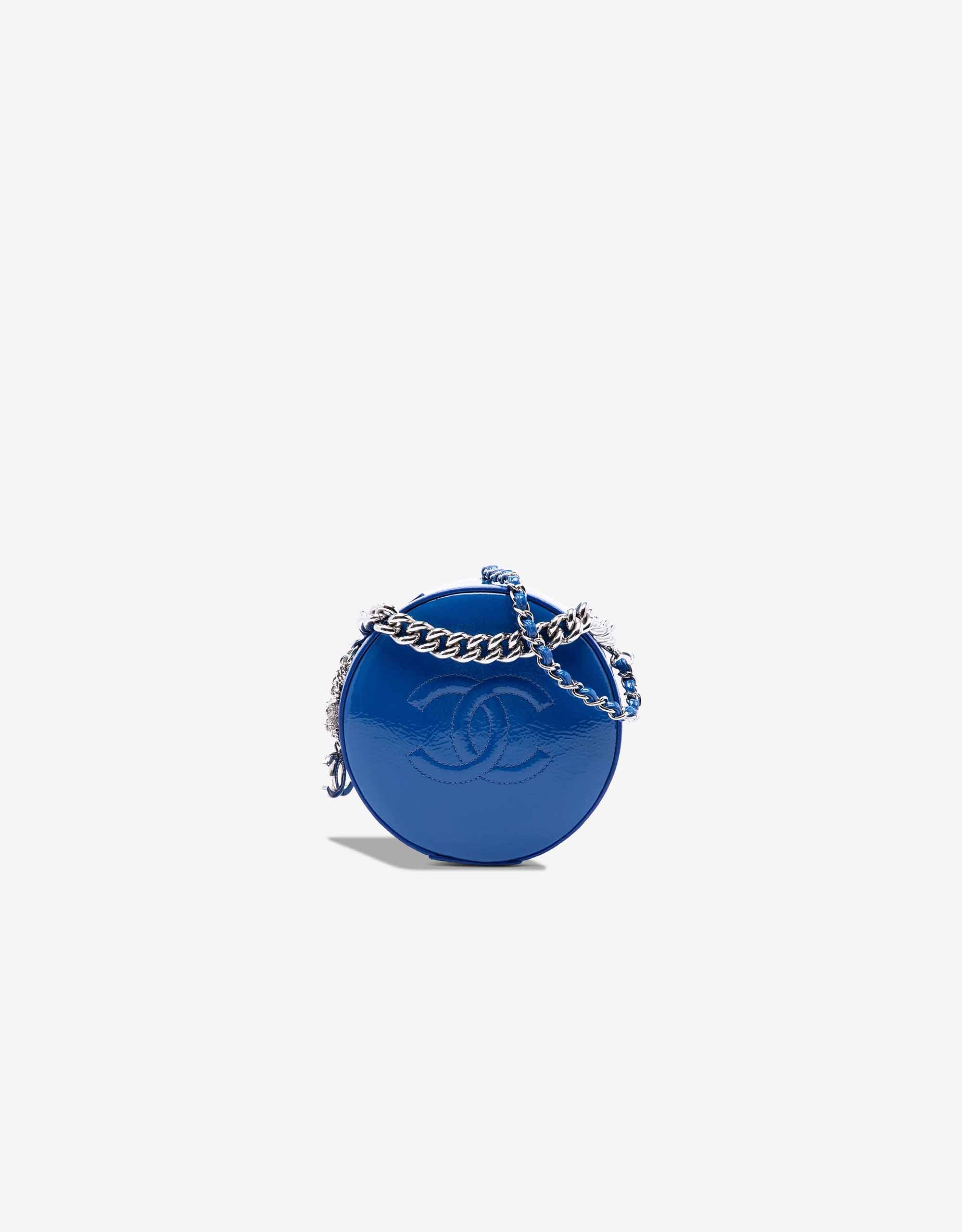
		Round Clutch Patent Blue    