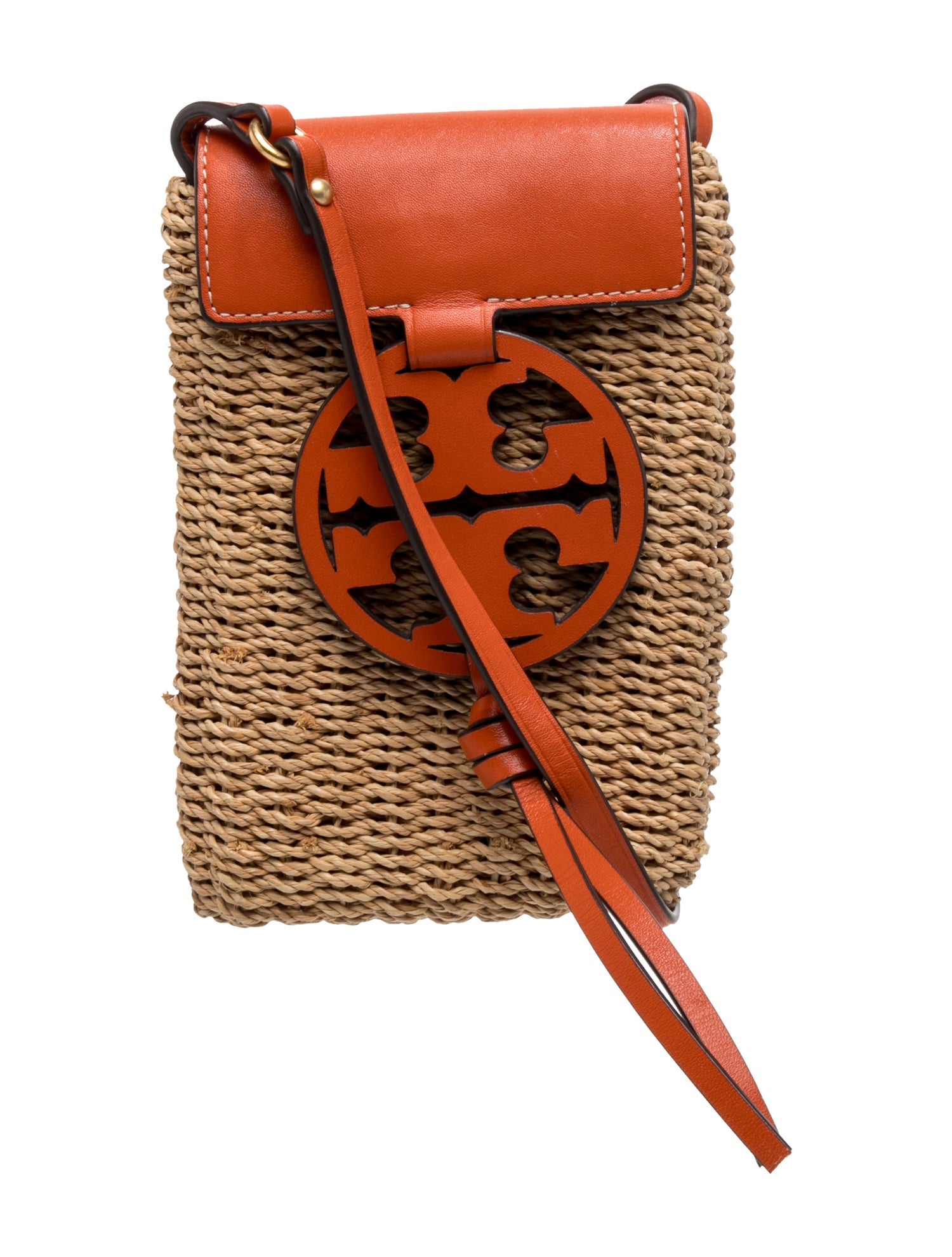 Raffia Crossbody Bag