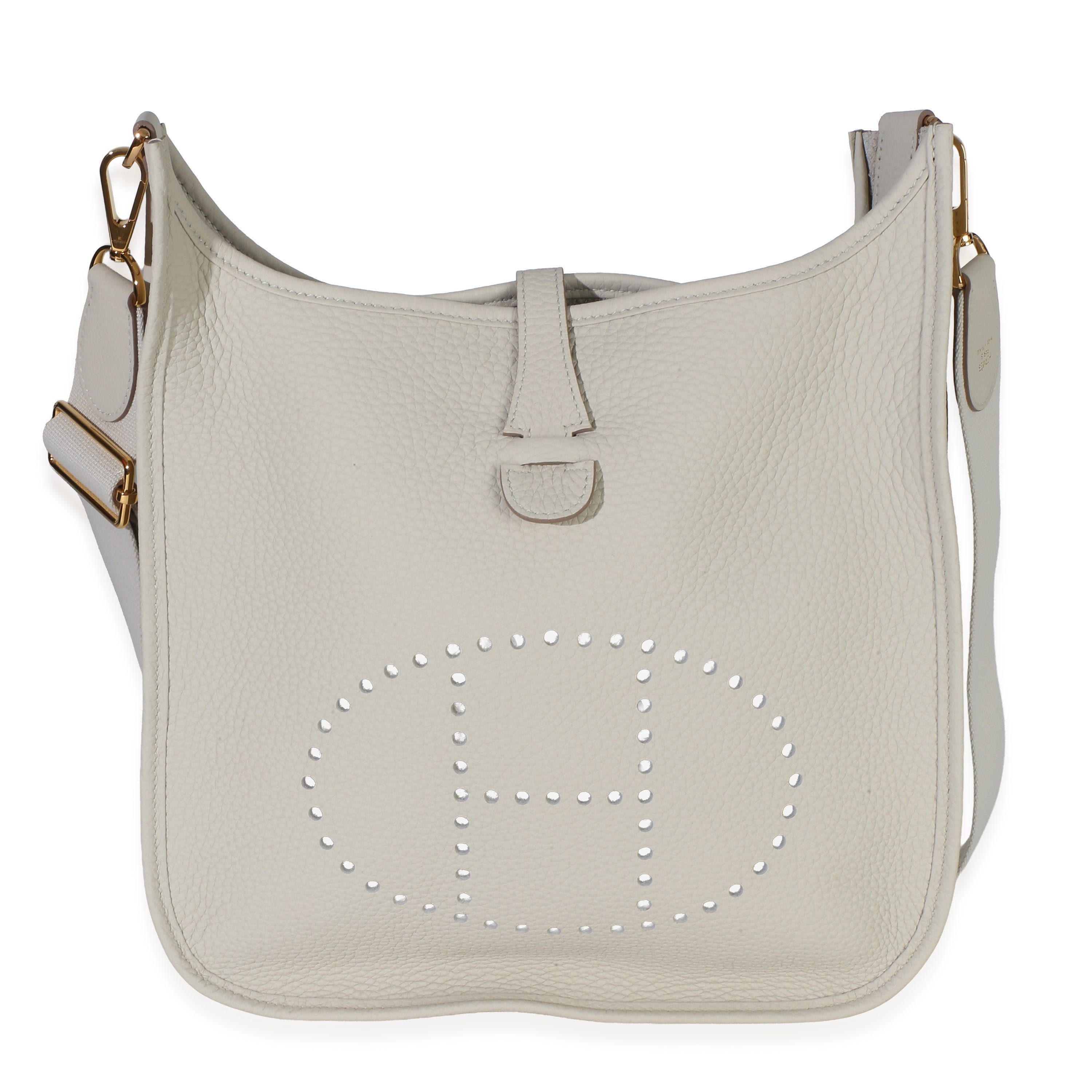 Hermes Gris Perle Clemence Evelyne III 29 GHW