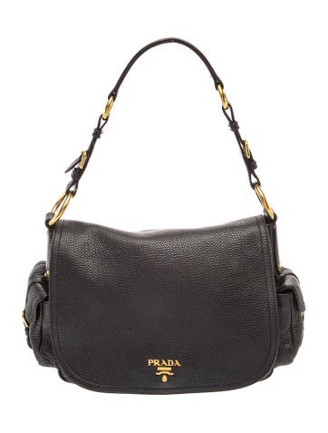 Vitello Daino Leather Shoulder Bag