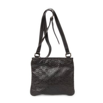Leather Small Flat Messenger