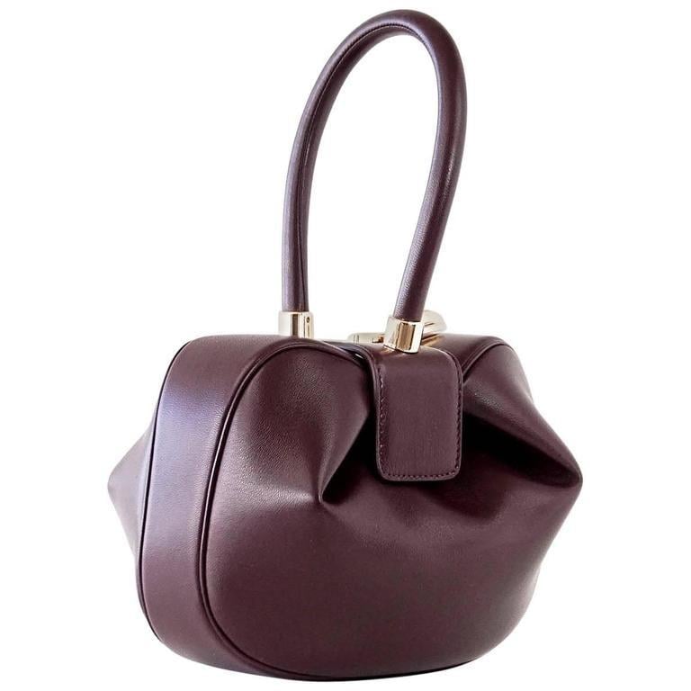 Gabriela Hearst Gabriela Hearst Nina Bag Bordeaux Calf Leather Limited Edition Rare