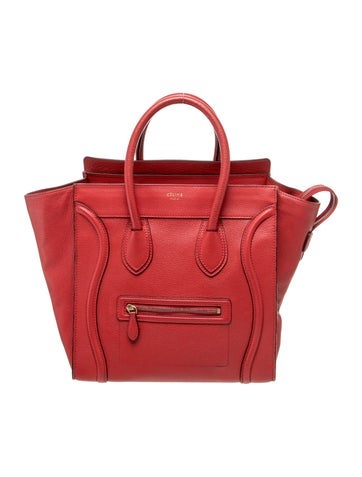 Celine Leather Luggage Mini
