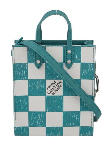 Louis Vuitton Leather Sac Plat Petit
